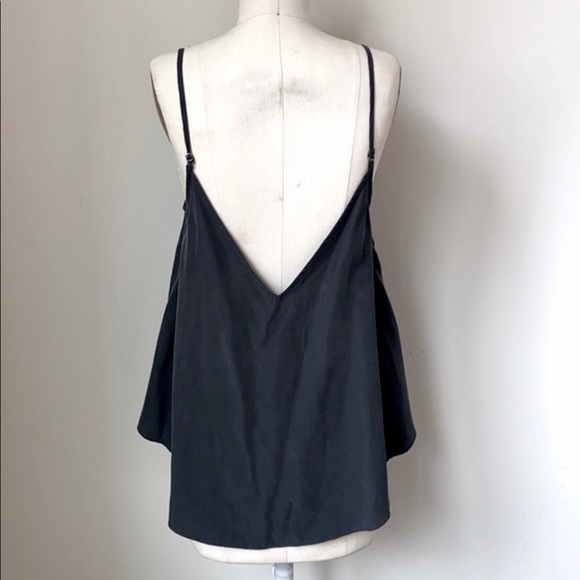 Zara TRF Collection Small Black Lace Trim Cropped Camisole - Picture 3 of 8